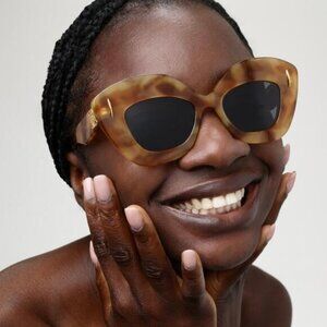 NEW LW40127I 53V, LOEWE HAVANA WOMEN SUNGLASSES LOEWE